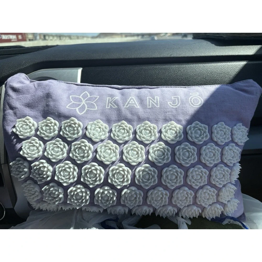 Kanjo Aromatherapy Accupunture pillow lavender 100% undyed cotton